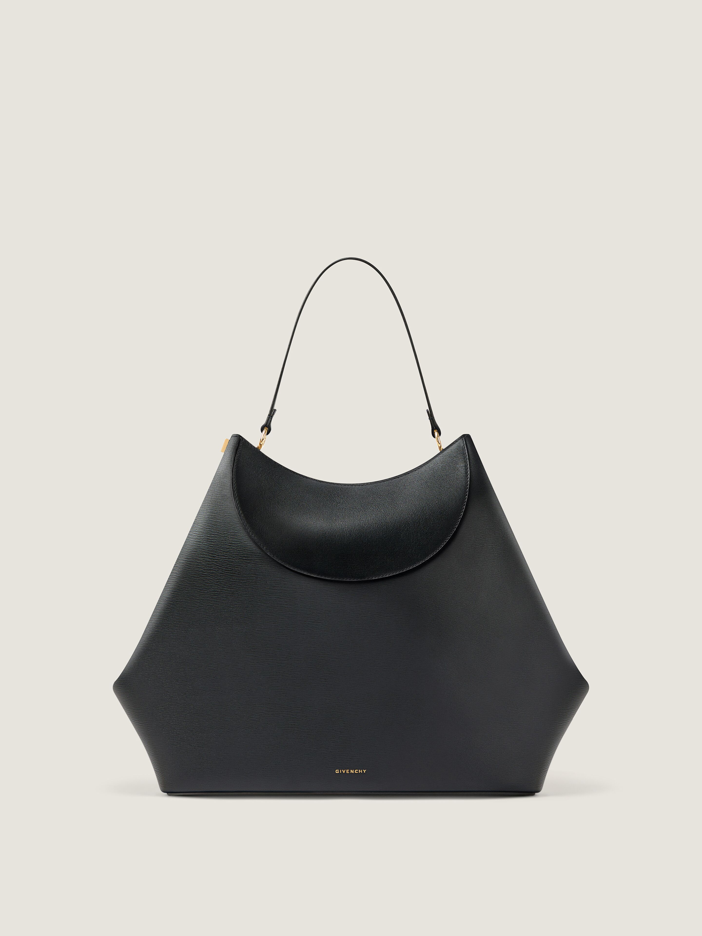 Facet bag in leather